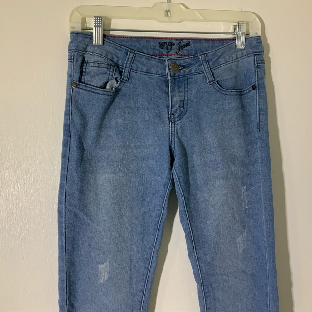 VIP JEANS straight leg stretch sz 3/4